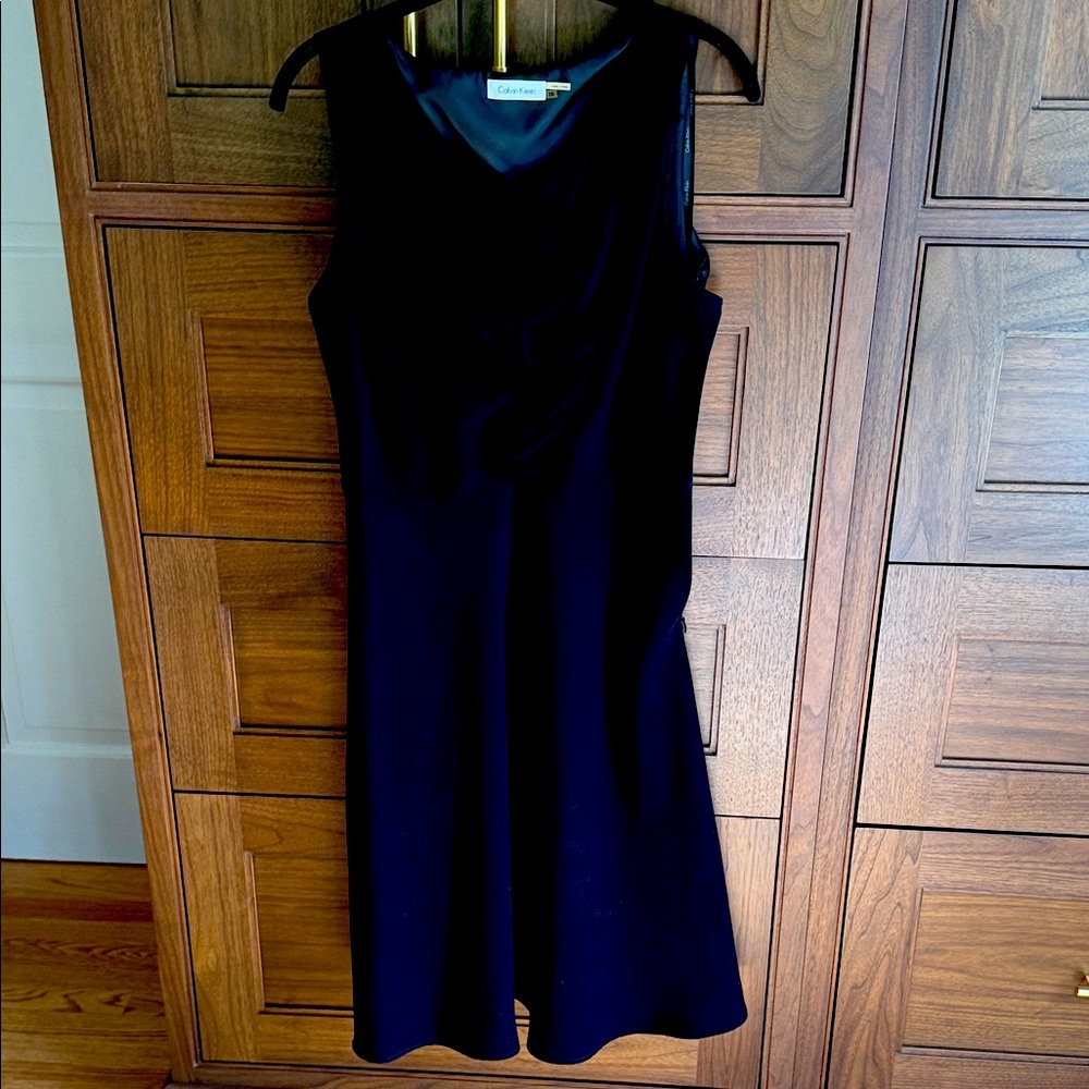 Calvin Klein Black Lined Dress